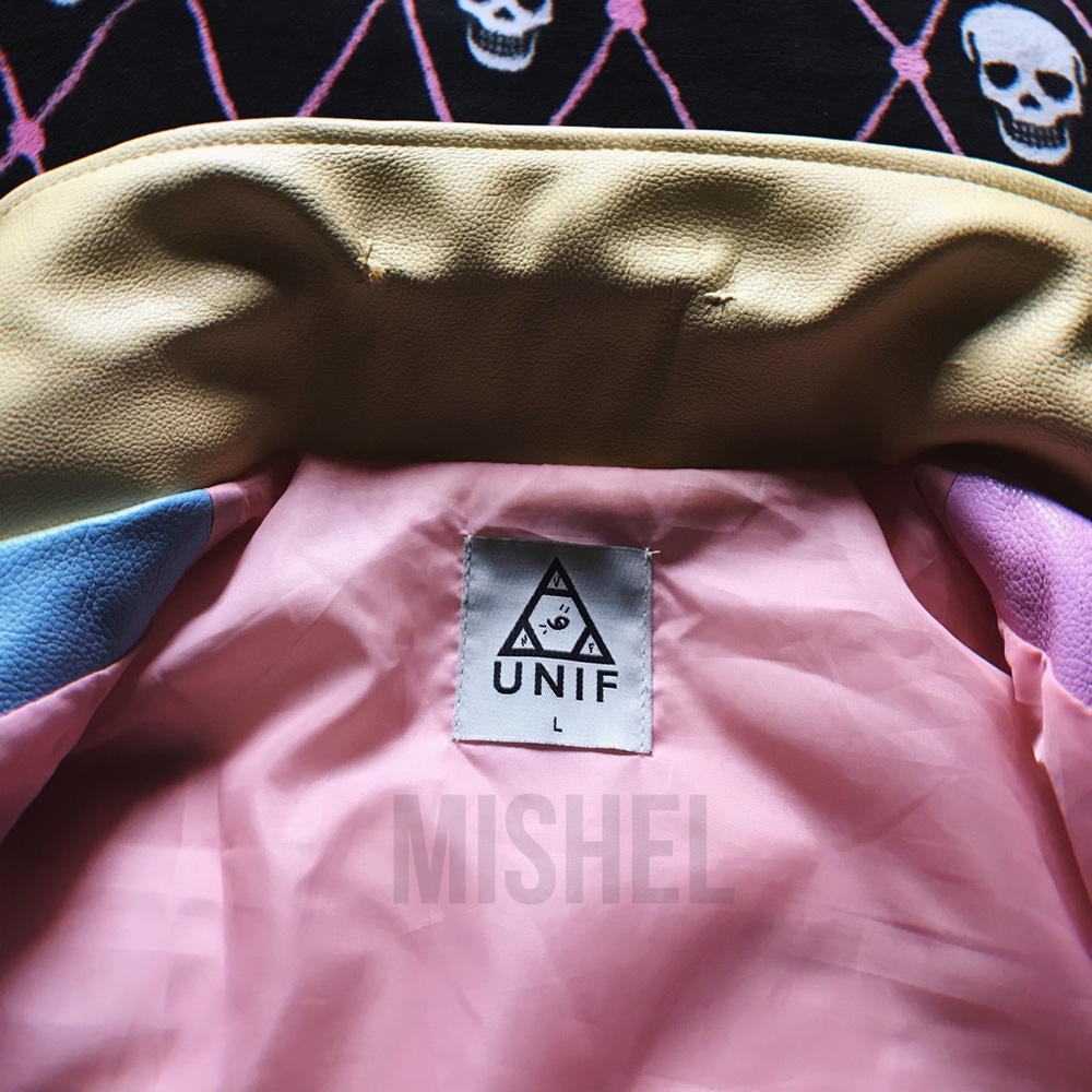 Unif Pastel Moto Jacket Gem
